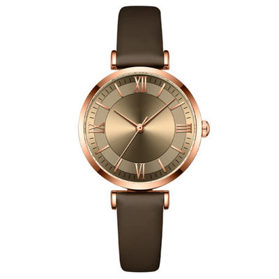 Nonscratch-Frauen-Quarz-Armbanduhr-Chronographen 30M Life Waterproof