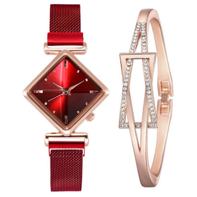 wasserdichtes Uhr-und Armband-Geschenk-Satz ODM Availbale der Damen-3Bar