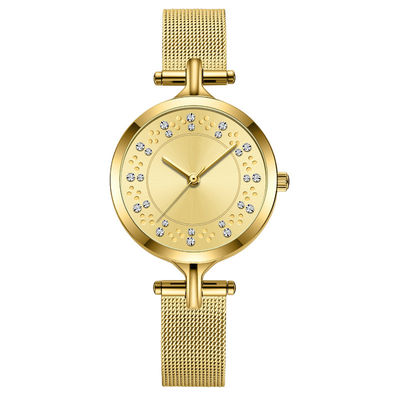 3ATM wasserdichter echter Diamond Quartz Watch Vacuum Electroplating Skinfriendly