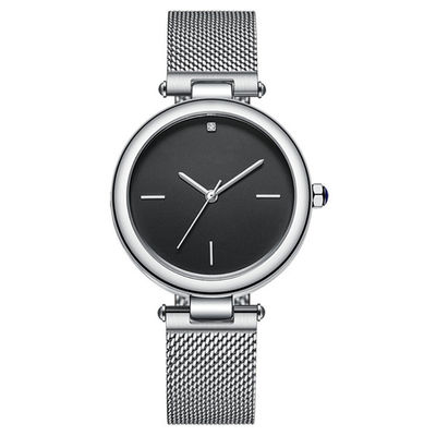 Verkrusteter echter Diamond Quartz Watch Wearproof Corrosionproof