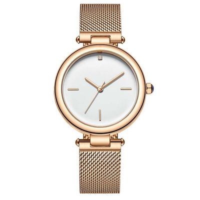 Verkrusteter echter Diamond Quartz Watch Wearproof Corrosionproof