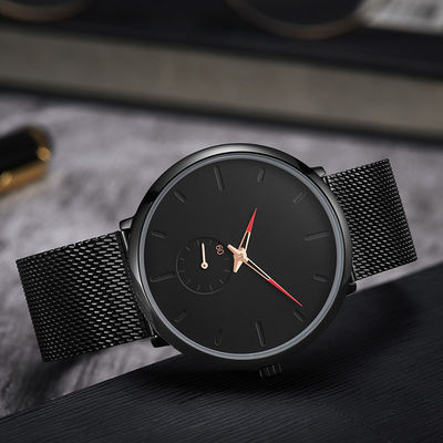 Legierungs-Quarz-Armbanduhr PE45 Movt, Scratchproof Uhr des Edelstahl-316l