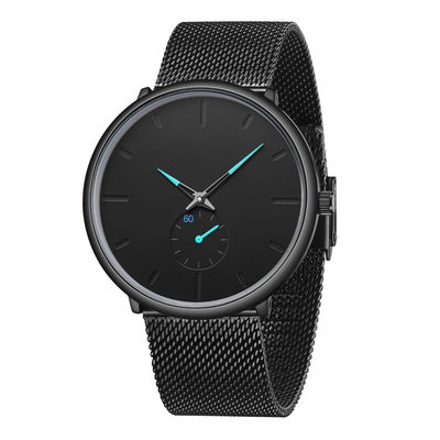 Legierungs-Quarz-Armbanduhr PE45 Movt, Scratchproof Uhr des Edelstahl-316l