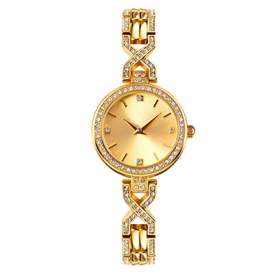 Soem echter Diamond Quartz Watch, 200mm Edelstahl Diamond Watch