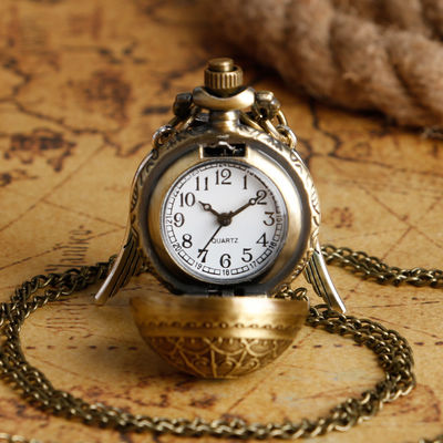 Soem-Weinlese-Taschen-Uhr-Uhr-Legierungs-Material mit 28mm Skala