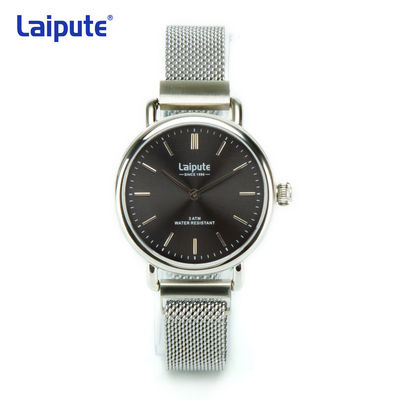 8.5mm Edelstahl-automatische Überwachung, der Quarz-Edelstahl-Uhr der Frauen