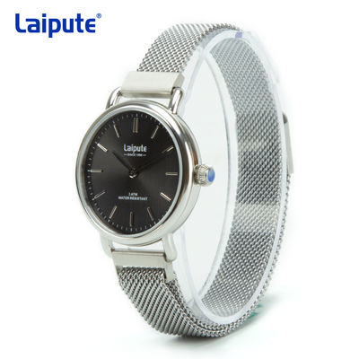 8.5mm Edelstahl-automatische Überwachung, der Quarz-Edelstahl-Uhr der Frauen