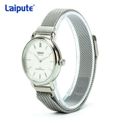Abgrifffeste Edelstahl-Quarz-Armbanduhr-Armband-Uhr-Damen 50*27*28cm