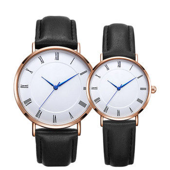 Analoges eingebranntes Uhr-Geschenk eingestellt für Wasser-beständiges der Paar-SUS316L 3ATM