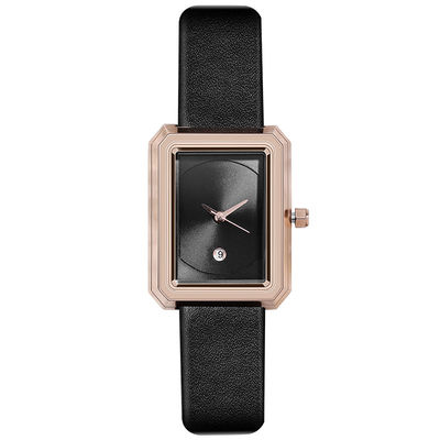 Legierungs-Material ROHS Nonscale-Frauen genehmigte ledernes der Armbanduhr-30mm