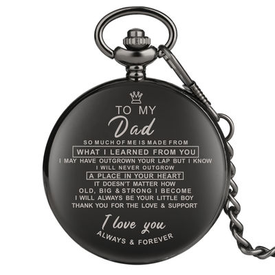 ODM-Weinlese-Taschen-Uhr mit Kettenedelstahl-Material