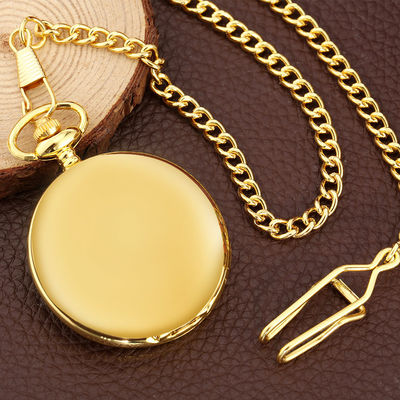 ODM-Weinlese-Taschen-Uhr mit Kettenedelstahl-Material