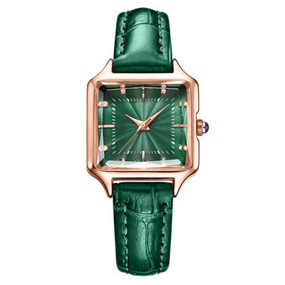 Gewundene Kronen-Weinlese Diamond Quartz Watch 3ATM imprägniern