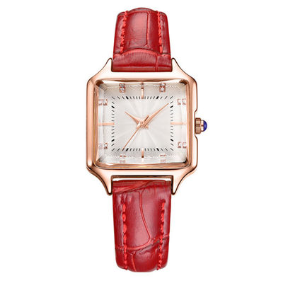 Gewundene Kronen-Weinlese Diamond Quartz Watch 3ATM imprägniern