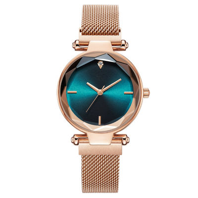Vacuumplating-Frauen-Quarz-Handgelenk Watchv 32mm scratchless anti-abreibendes