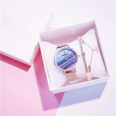 Laipute-Armbanduhr-Geschenk stellte einfaches Retro- 3Bar wasserdicht ein
