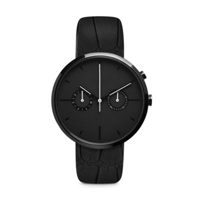 Chronograph Matte Black Wrist Watch ROHS genehmigte wasserdichtes 5atm