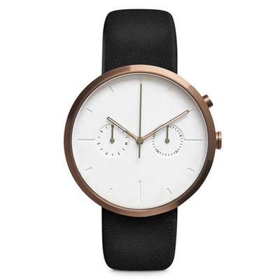 Chronograph Matte Black Wrist Watch ROHS genehmigte wasserdichtes 5atm
