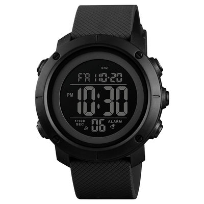 Plastikuhr-Armbanduhr-Männer Silikon-Sport-Digitaluhr umarbeiten