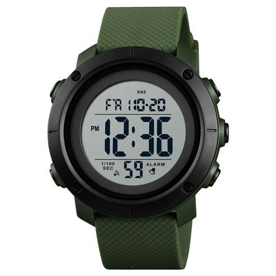 Plastikuhr-Armbanduhr-Männer Silikon-Sport-Digitaluhr umarbeiten