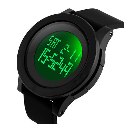 Militärsport passt auf, Silikon wasserdichte Armbanduhr LED Digital umzuarbeiten