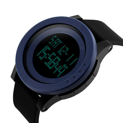Militärsport passt auf, Silikon wasserdichte Armbanduhr LED Digital umzuarbeiten
