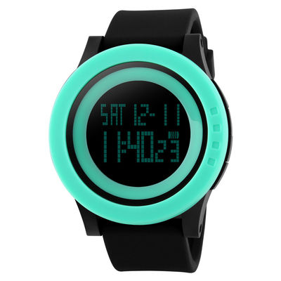 Militärsport passt auf, Silikon wasserdichte Armbanduhr LED Digital umzuarbeiten