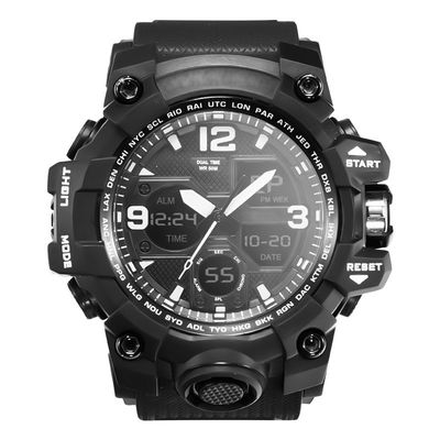 Digital-Armbanduhr-elektronische Armbanduhr-elektronische Plastikuhren für Männer