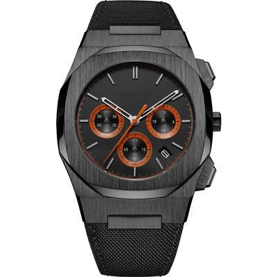 SUS316L-Edelstahl-Quarz-Armbanduhr-Chronograph mit SR626SW-Batterie
