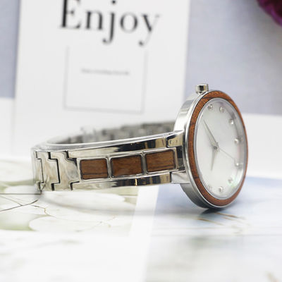 Unisexedelstahl-Chronograph, ODM-Quarz-Uhr-Edelstahl zurück