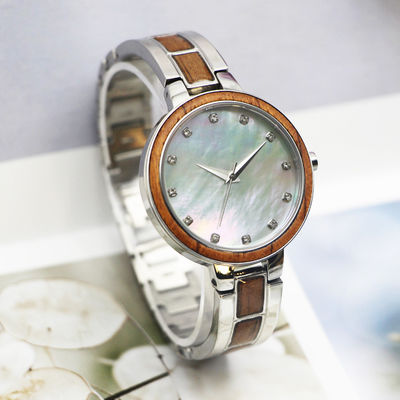 Unisexedelstahl-Chronograph, ODM-Quarz-Uhr-Edelstahl zurück