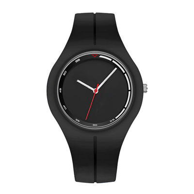 41mm Uhr auf dem Handgelenk der Frauen, Silikon-Armband-Armbanduhr für Damen
