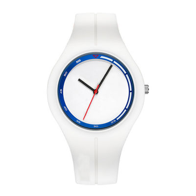 41mm Uhr auf dem Handgelenk der Frauen, Silikon-Armband-Armbanduhr für Damen