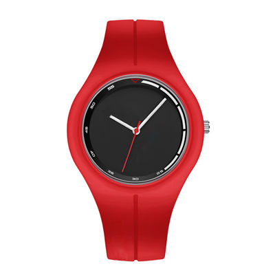 41mm Uhr auf dem Handgelenk der Frauen, Silikon-Armband-Armbanduhr für Damen