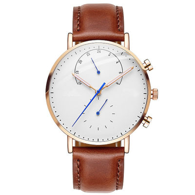 Quarz-Armbanduhr des Edelstahl-316l, 36mm Armbanduhr mit vibrierender Warnung