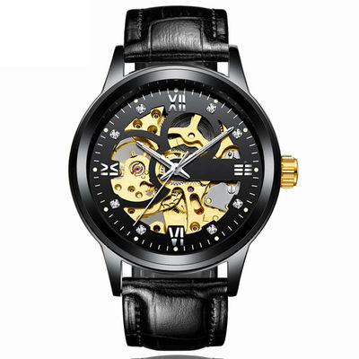 Transparentes mechanisches Gewicht 100g Diamond Alloy Quartz Wrist Watchs