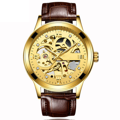Transparentes mechanisches Gewicht 100g Diamond Alloy Quartz Wrist Watchs