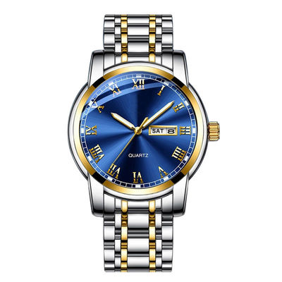 Luxusquarzwerk-Edelstahl-Uhr Soem verfügbares 118g