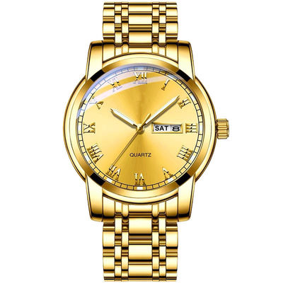 Luxusquarzwerk-Edelstahl-Uhr Soem verfügbares 118g