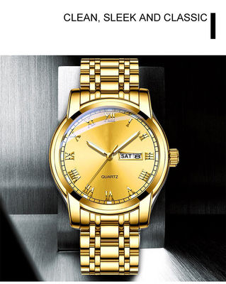 Luxusquarzwerk-Edelstahl-Uhr Soem verfügbares 118g