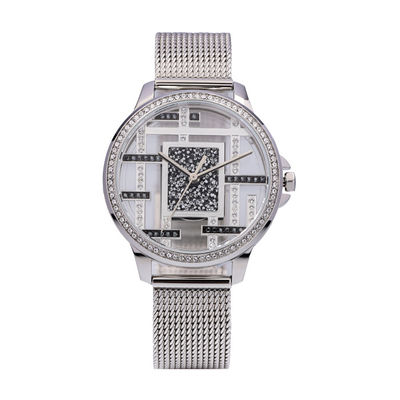 Wasserdichte des Edelstahl-5ATM Stärke Quarz-der Armbanduhr-10.4mm