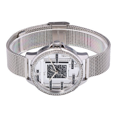 Wasserdichte des Edelstahl-5ATM Stärke Quarz-der Armbanduhr-10.4mm