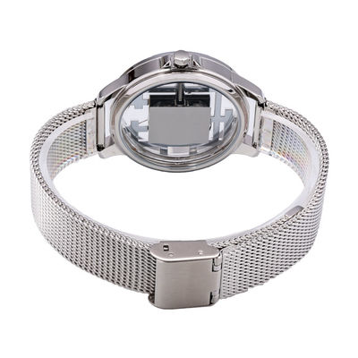 Wasserdichte des Edelstahl-5ATM Stärke Quarz-der Armbanduhr-10.4mm