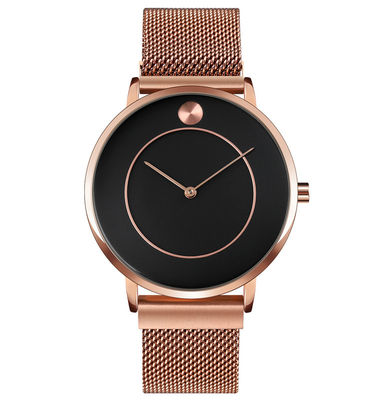 ODM-Edelstahl-Quarz-Armbanduhr, Edelstahl-Wasser-beständige Uhr