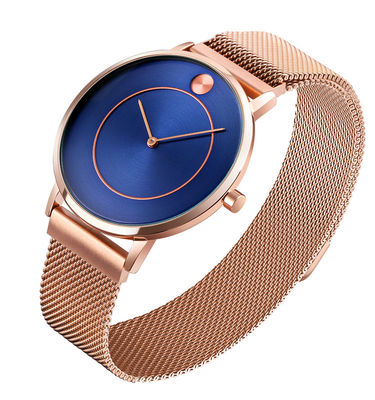 ODM-Edelstahl-Quarz-Armbanduhr, Edelstahl-Wasser-beständige Uhr