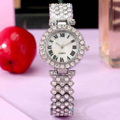 Quarz-Armbanduhr der Frauen-100g, Soem Diamond Bracelet Watch For Ladys