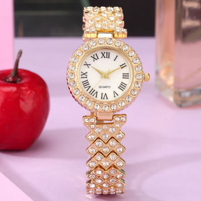 Quarz-Armbanduhr der Frauen-100g, Soem Diamond Bracelet Watch For Ladys