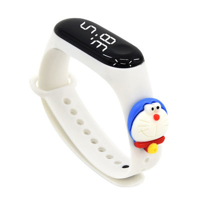 Kinderkarikatur-elektronisches Armband-Uhr-thermoplastisches Silikon-rechteckiger Kasten