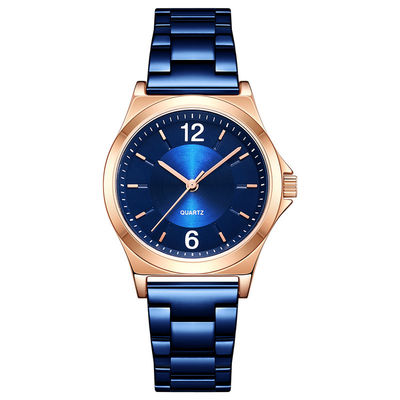 Die Uhr-wasserdichter Edelstahl-Bügel Mode-der japanischen Bewegungs-Frauen