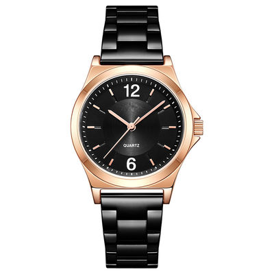 Die Uhr-wasserdichter Edelstahl-Bügel Mode-der japanischen Bewegungs-Frauen